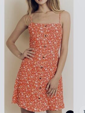618 Floral Open Back Mini Dress